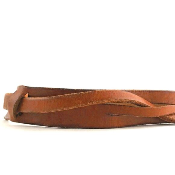 VTG leather knot belt main image 11